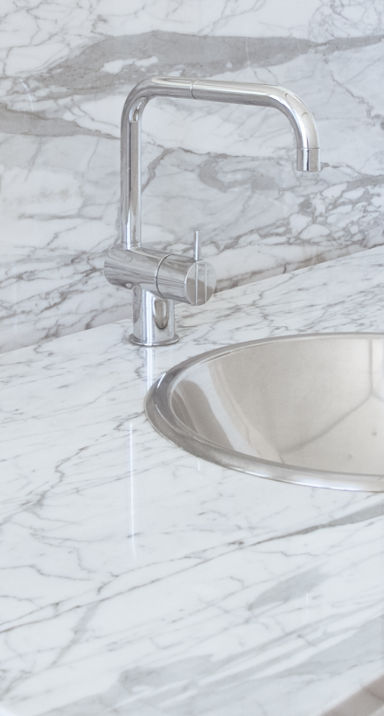 Bathroom by our stone fabricator in Central Otago